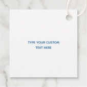 レインボケーキハッピーバースデーウィッシュギフトラベル フェイバータグ (裏面)