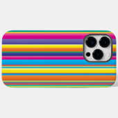 レインボスタイプパターンApple iPhone 13 Pro，かろうじて Case-Mate iPhoneケース (裏面 (横))