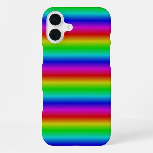 レインボストリップ – パターン iPhoneケース (裏面)