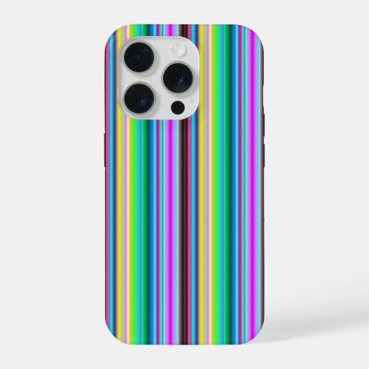 レインボストリップ – パターン iPhoneケース (裏面)