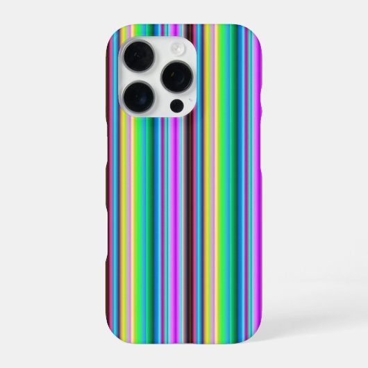 レインボストリップ – パターン iPhoneケース (裏面)