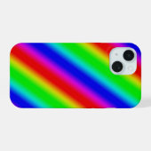 レインボストリップ – パターン iPhone 15ケース (裏面横)