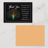 レインボツリーお悔やみ ノートカード (正面/裏面)