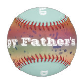 レインボトルハッピーファーザーズデイ魚釣りパパ2020 野球ボール (裏面)