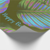 レインボトロピッ葉ク紙 ラッピングペーパー (角)