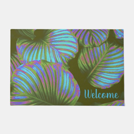 レインボトロピッ離れクカスタムドアマット ドアマット (正面)