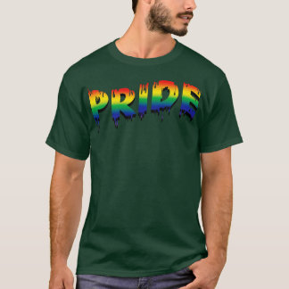 レインボドリッププライド旗 Tシャツ