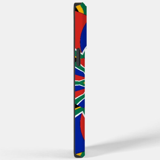 レインボネーション鮮やか:南アフリカ美術プリント Case-Mate iPhoneケース (裏面 / 右)