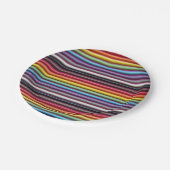 レインボリボンケーブル紙プレート ペーパープレート (アングル)