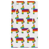 レインボンドンキーピナタピニャタフィエスタパーティー動物 スモールペーパーバッグ (正面)