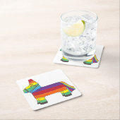 レインボンドンキーピニャタチンコデマヨプライドフィエスタ スクエアペーパーコースター (インサイチュ)