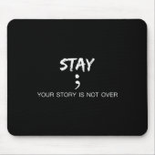 レインボーあなたの物語はまだ自殺の宣伝を停止していない マウスパッド (正面)