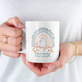 レインボーあなたは素晴らしい姉妹の叔母の姪の任意のコフ コーヒーマグカップ