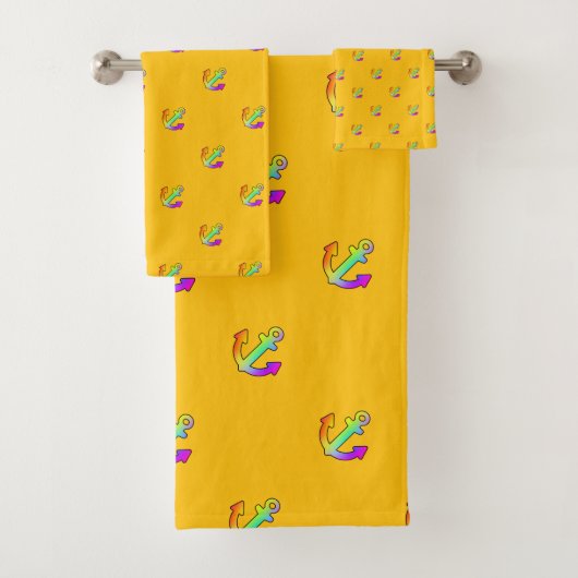 レインボーいかりリピーター黄子 バスタオルセット (インサイチュ)