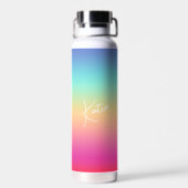 レインボーおもしろいチャグ360、カスタマイズ可能、22/25/32 oz ウォーターボトル (背面)