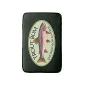 レインボーおもしろいトルバム魚釣り バスマット (正面縦)