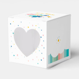 レインボーおもしろいバースデーパーティーテーマ フェイバーボックス