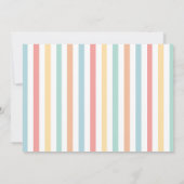 レインボーおもしろいフォト明るいカラフル感謝していユー (裏面)