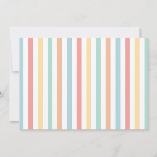 レインボーおもしろいフォト明るいカラフル感謝していユー (裏面)