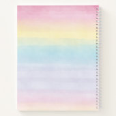 レインボーお気に入りのラブストーリーカップルのスクラップブック ノートブック (裏面)