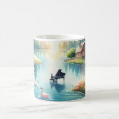 レインボーお洒落アースファンタジーシーン コーヒーマグカップ (中央)