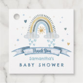 レインボーお洒落ウォーター色ありがとう フェイバータグ (正面)