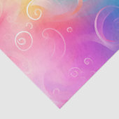 レインボーお洒落スワールデコページ 薄葉紙 (詳細)