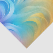 レインボーお洒落スワールデコページ 薄葉紙 (詳細)