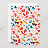 レインボーお洒落フォレストバタフライウォーター色 シーズンカード (正面/裏面)