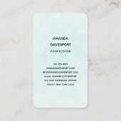 レインボーお洒落&クローバー付プランター 名刺 (裏面)