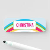 レインボーお祝い名タグ 名札 (インサイチュ)