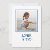 レインボーお誕生日ケーキオールエイジズバースデーパーティー 招待状 (裏面)