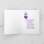 レインボーお誕生日ケーキ カード (内部)