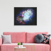 レインボーかに星雲 16x20 キャンバスプリント (インサイチュ (リビング))