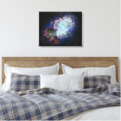 レインボーかに星雲 16x20 キャンバスプリント (インサイチュ (寝室))