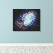 レインボーかに星雲 16x20 キャンバスプリント (インサイチュ (ウッドフロア))