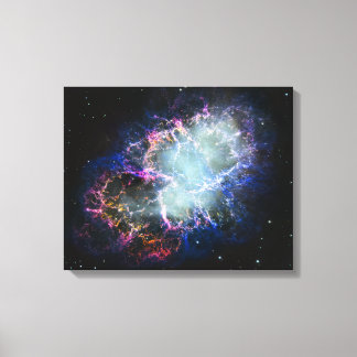 レインボーかに星雲 16x20 キャンバスプリント