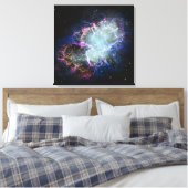 レインボーかに星雲 24x24 キャンバスプリント (インサイチュ (寝室))