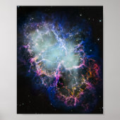 レインボーかに星雲 8x10 ポスター (正面)