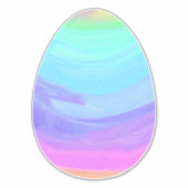 レインボーかわいらしウォーター色イースター卵 シール (正面)