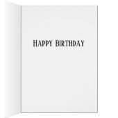 レインボーかわいらしダンサーグリーティングカード (内側 (右))