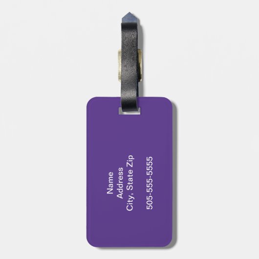 レインボーかわいらしユニコーンの落下する星を育てる ラゲッジタグ (裏面縦)