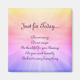 レインボーかわいらし霊気原則デザイン マグネット