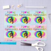 レインボーかわいらしIは体操ティッシュペーパー 薄葉紙 (クラフト)