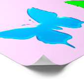 レインボーかわいらしIは体操デザイン ポスター (角)