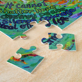 レインボーがんエンジェルア絵画ートズパズル ジグソーパズル (側面)