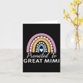 レインボーが偉大なるミミに昇格 カード (黄色い花)