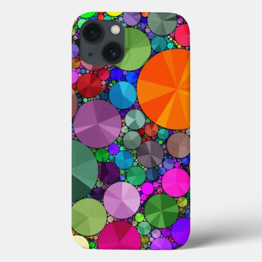 レインボーきらきら光るイパドエアーKolly Thereケース Case-Mate iPhoneケース (裏面)