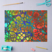 レインボーくもの巣ティッシュペーパー 薄葉紙 (クラフト)