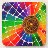 レインボーくもの巣 コースター (正面)